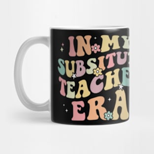 In My Substitute Teacher Era Relief Retro Back To School Mug